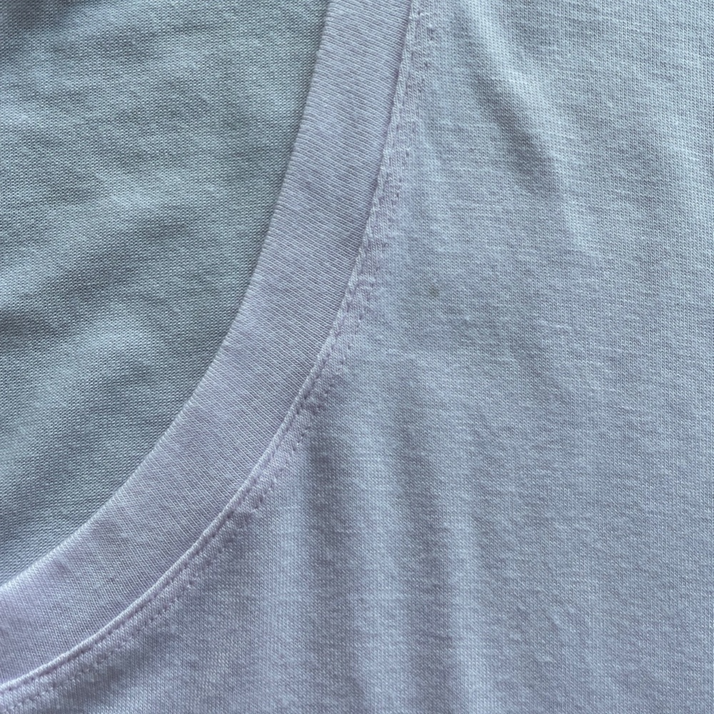 Athleta  pale pink CLOUDLIGHT STRATUS cap sleeve tee: SMALL - Picture 7 of 7